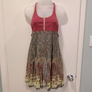 Free People Crochet Back Dress, Small